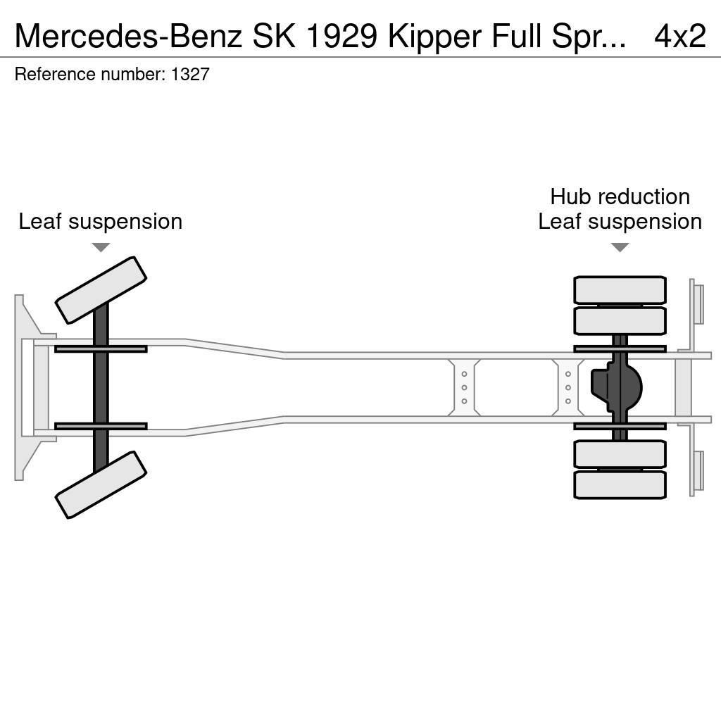 Mercedes-Benz SK 1929 Kipper Full Spring V8 Big Axle Good Condit Camiões basculantes