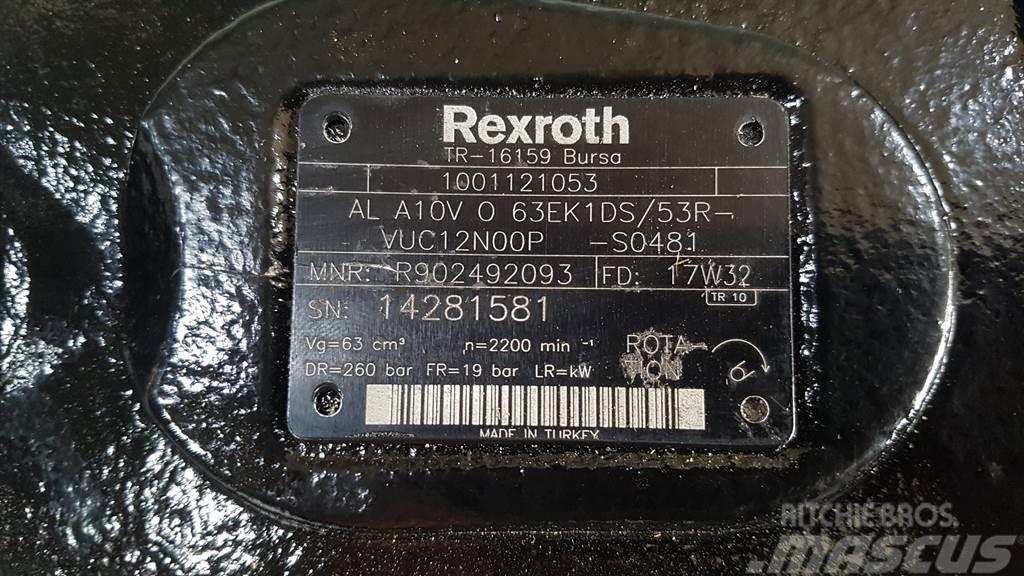 JLG 3006-Rexroth AL A10VO63EK1DS/53R-Load sensing pump Hidráulica