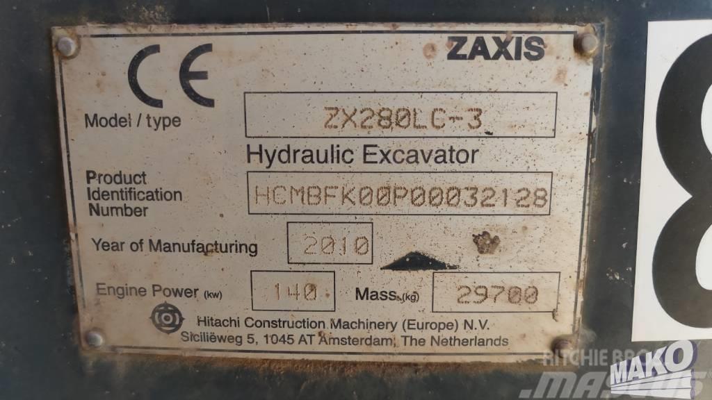Hitachi ZX 280 LC-3 Escavadoras de rastos