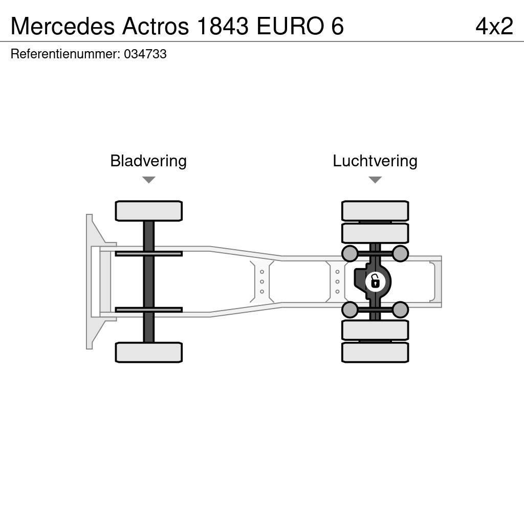 Mercedes-Benz Actros 1843 EURO 6 Tractores (camiões)