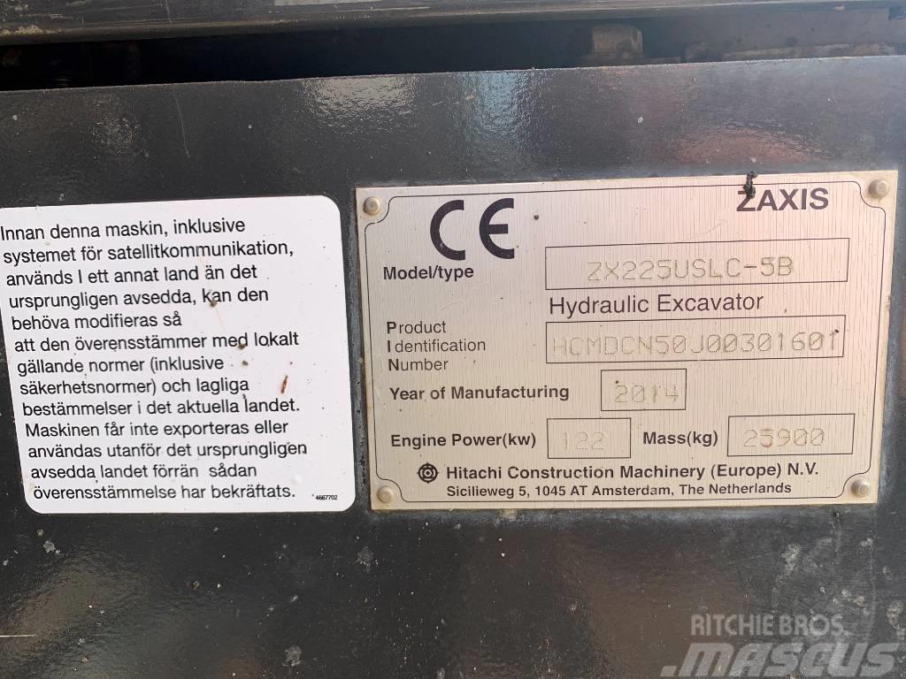 Hitachi ZX 225 USLC - 5B Escavadoras de rastos