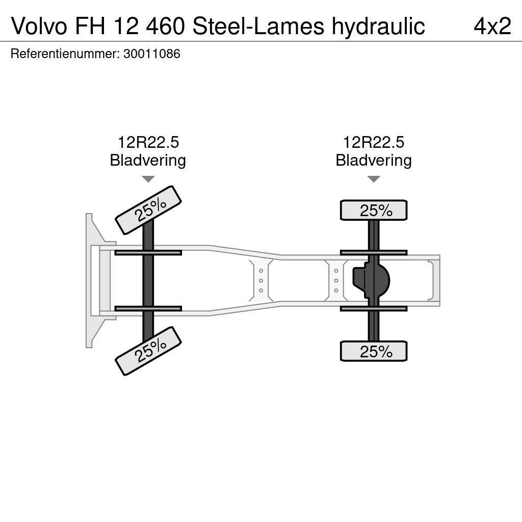 Volvo FH 12 460 Steel-Lames hydraulic Tractores (camiões)