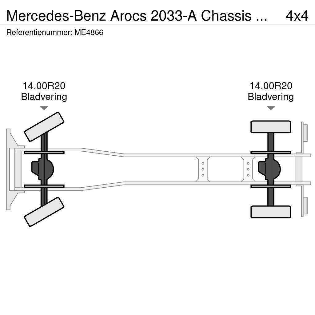 Mercedes-Benz Arocs 2033-A Chassis Cabin (2 units) Camiões de chassis e cabine