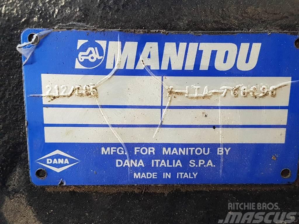 Manitou MLT1040-Spicer Dana 212/C85-Axle/Achse/As Eixos