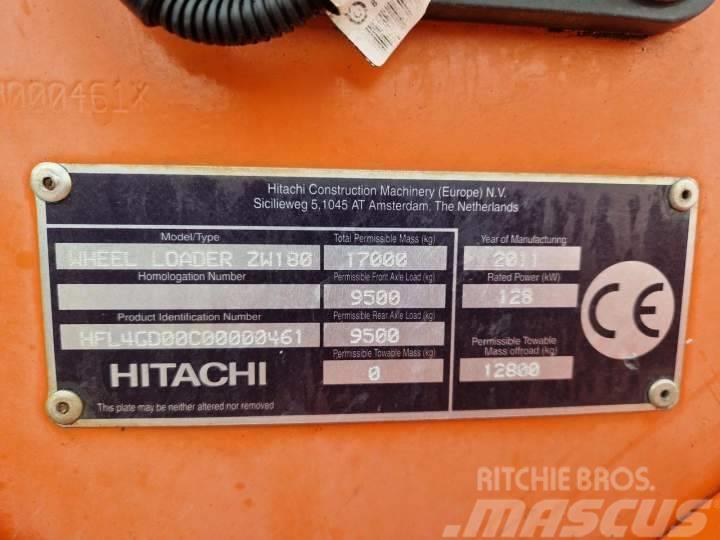 Hitachi ZW 180 Pás carregadoras de rodas