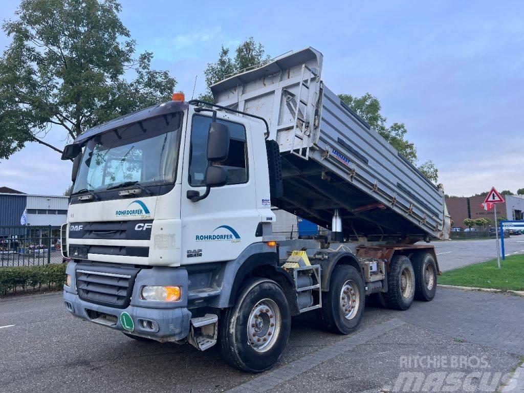 DAF CF 85.410 8x4 FULL STEEL MANUAL GEARBOX Camiões basculantes