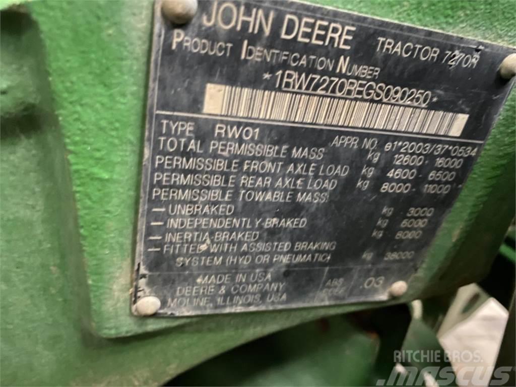 John Deere 7270R Tratores Agrícolas usados
