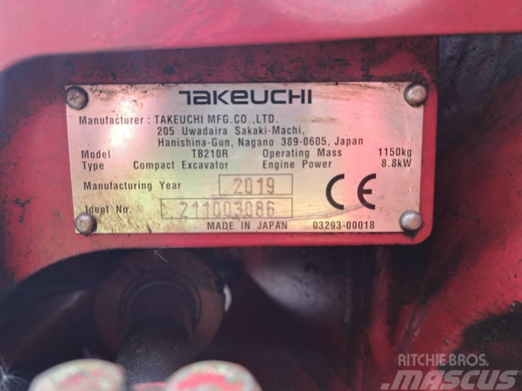 Takeuchi TB210R Mini Escavadoras <7t