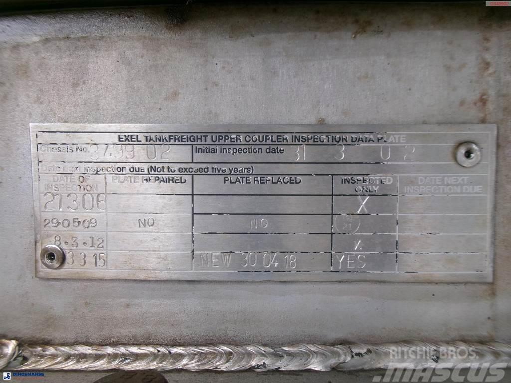  Clayton Bitumen tank inox 31 m3 / 1 comp Semi Reboques Cisterna
