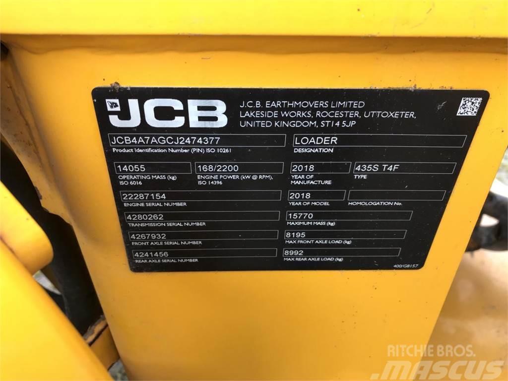 JCB 435S T4F PB Pás carregadoras de rodas
