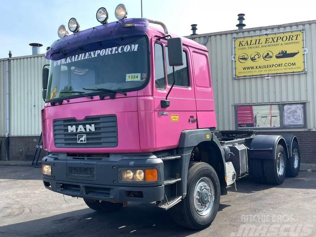 MAN 27.464 Chassis Cab Tractor 6x6 Full Spring Suspens Camiões de chassis e cabine
