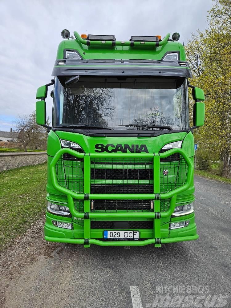 Scania R 500+haagis+loglift 96ST Camiões de transporte de troncos