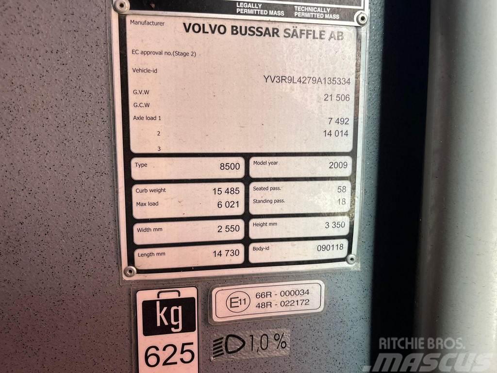 Volvo B12M 8500 6x2 58 SATS / 18 STANDING / EURO 5 Autocarros urbanos