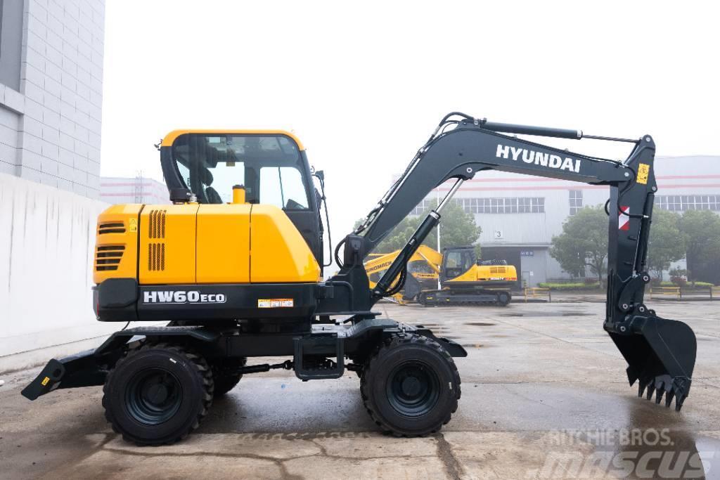 Hyundai New Brand Wheel Excavator Escavadoras de rodas