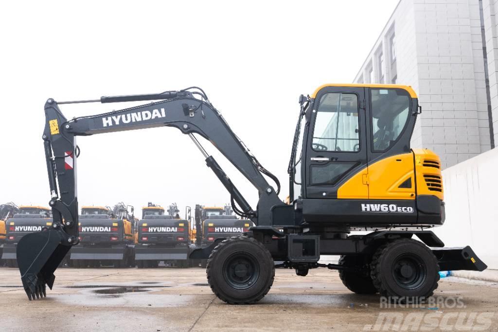 Hyundai New Brand Wheel Excavator Escavadoras de rodas