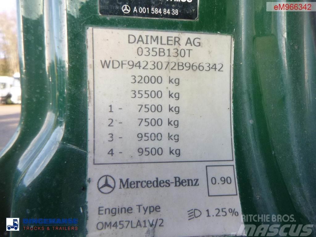 Mercedes-Benz Axor 3236 8x4 RHD tipper + Hiab 1283 DK-2 Duo Camiões basculantes