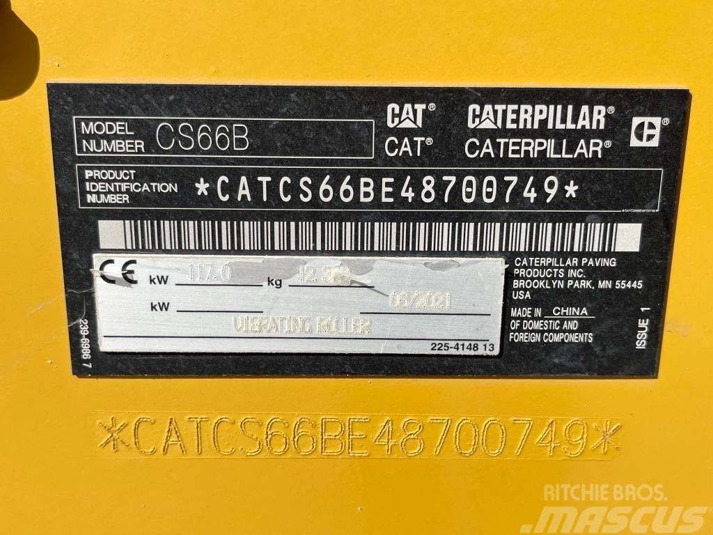 CAT CS66B - Low Hours / CE Certified - Airco Cilindros Compactadores monocilíndricos