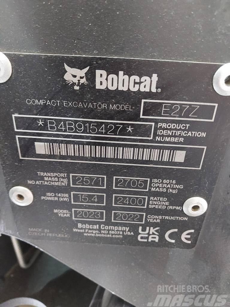 Bobcat E 27 Z Mini Escavadoras <7t