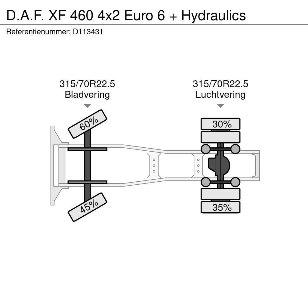 DAF XF 460 4x2 Euro 6 + Hydraulics Tractores (camiões)