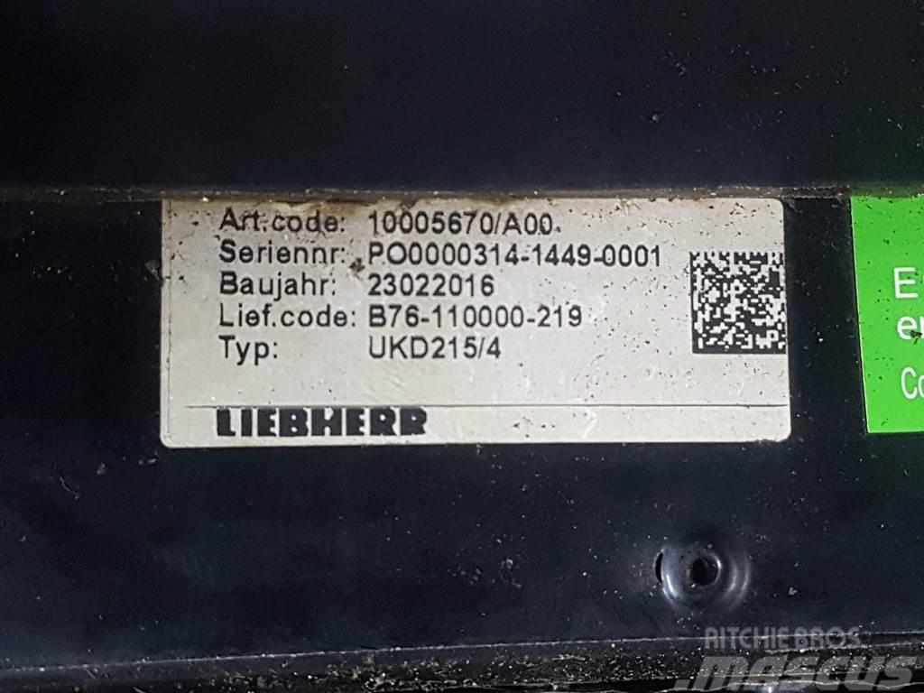 Liebherr A934C-10005670-UKD215/4-Airco condenser/Koeler Chassis e suspensões
