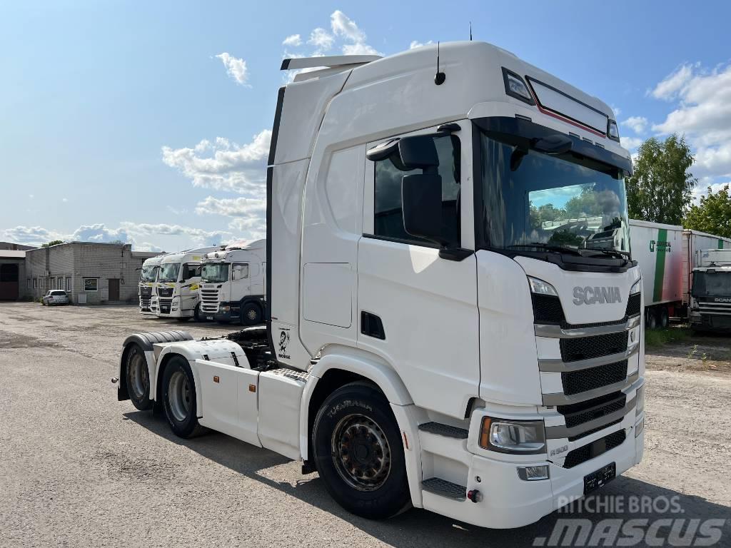 Scania R500A6X2NB full air, RETARDER,9T front axle!! Tractores (camiões)