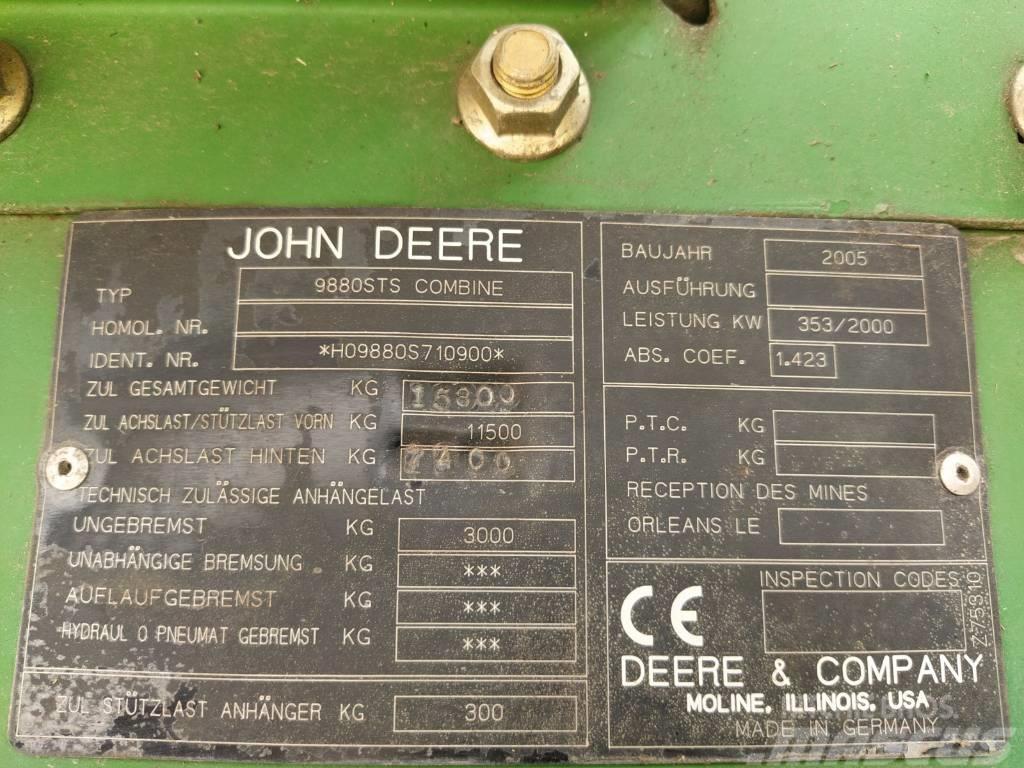 John Deere 9880 i STS Ceifeiras debulhadoras