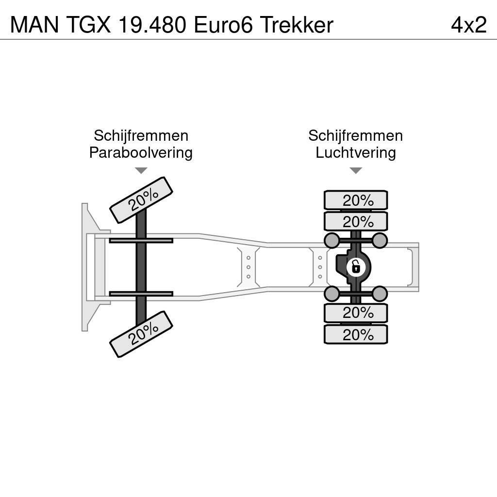 MAN TGX 19.480 Euro6 Trekker Tractores (camiões)