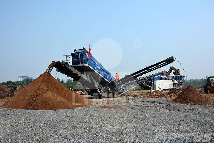 Liming 150 TPH portable mobile stone crusher and screen p Britadores móveis