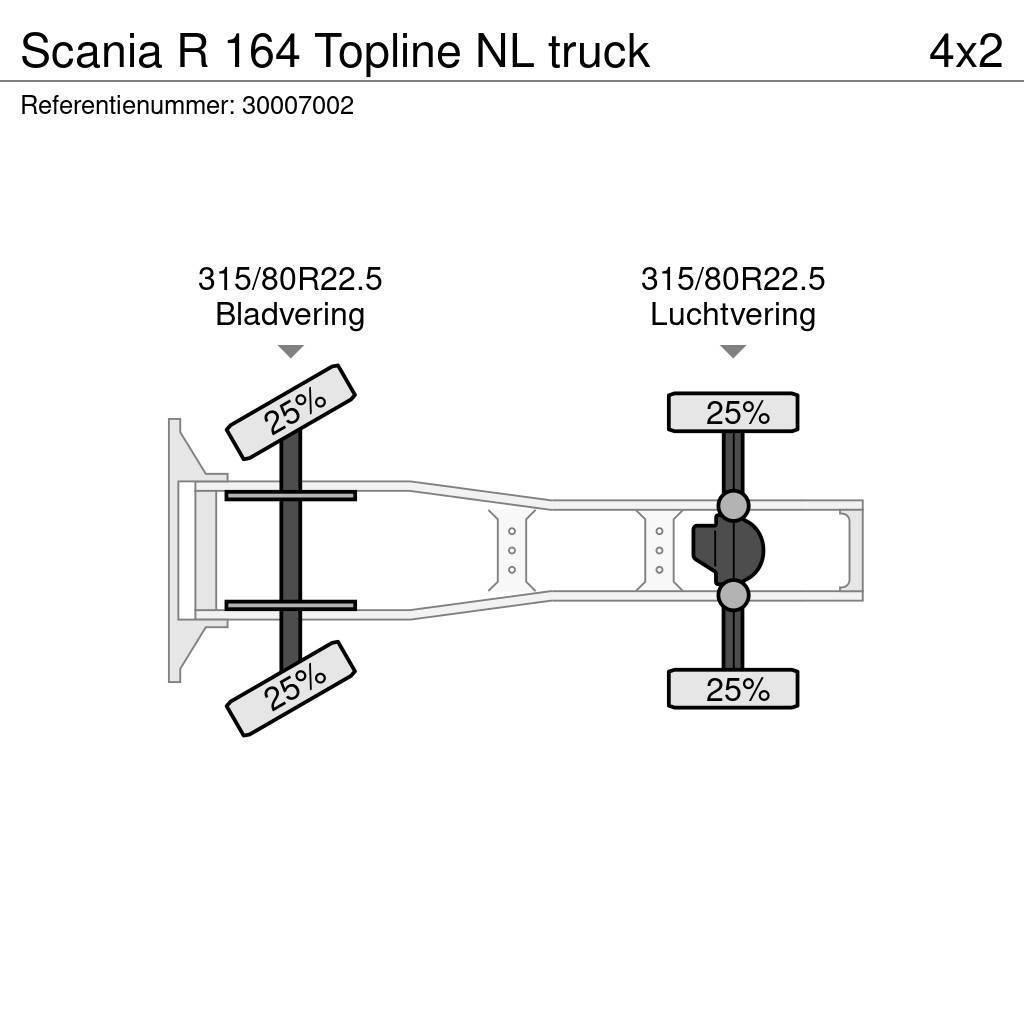 Scania R 164 Topline NL truck Tractores (camiões)