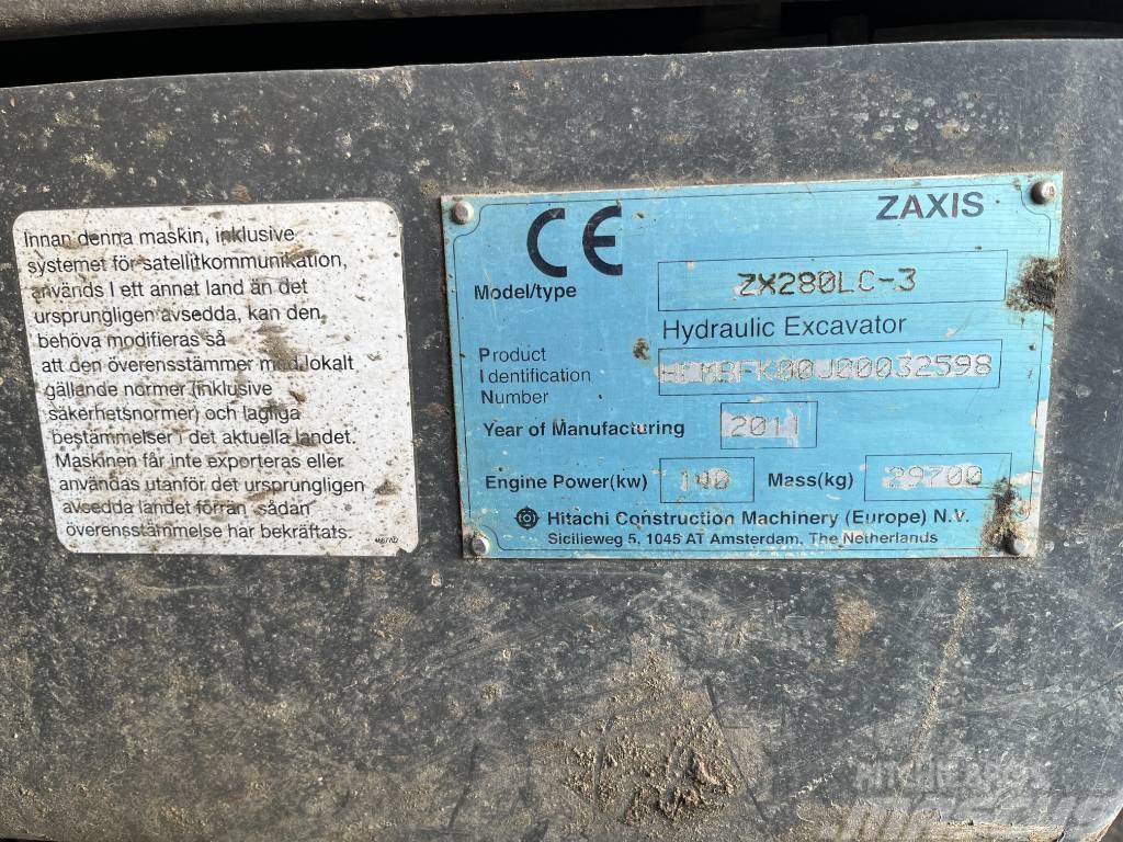 Hitachi ZX 280 LC-3/ Härnösand Escavadoras de rastos
