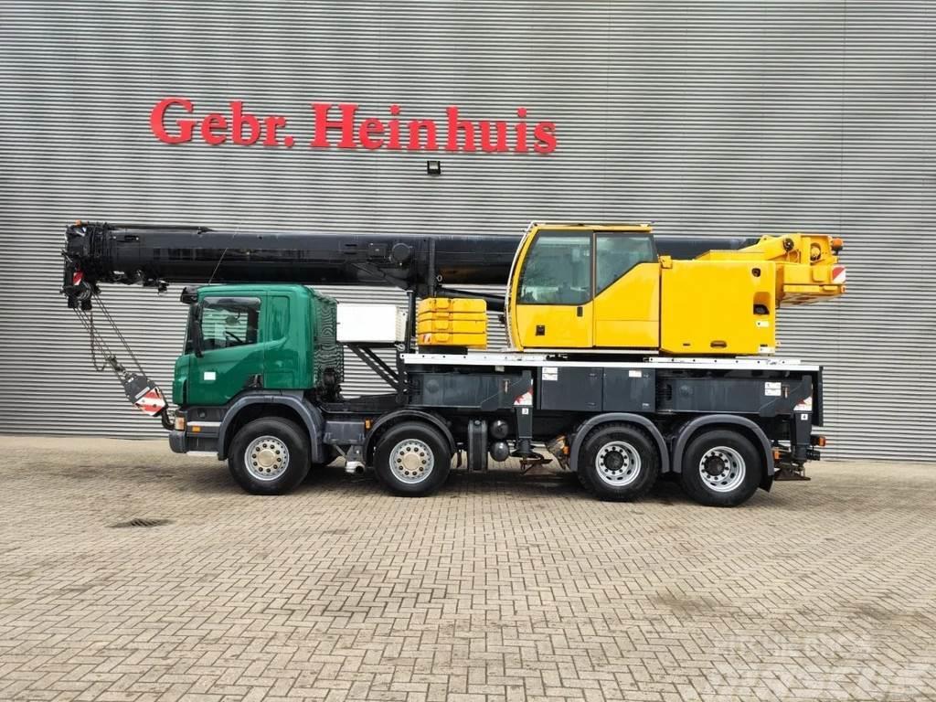 Liebherr LTF 1045-4.1 Scania P420 8x4 Euro 5 German Truck! Gruas Todo terreno