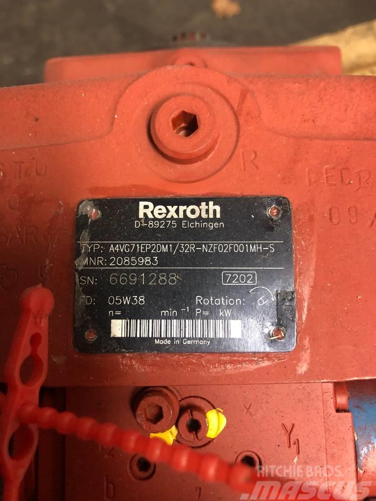 Rexroth A4VG71EP2DM1/32R-NZF02F001MH-S Outros componentes