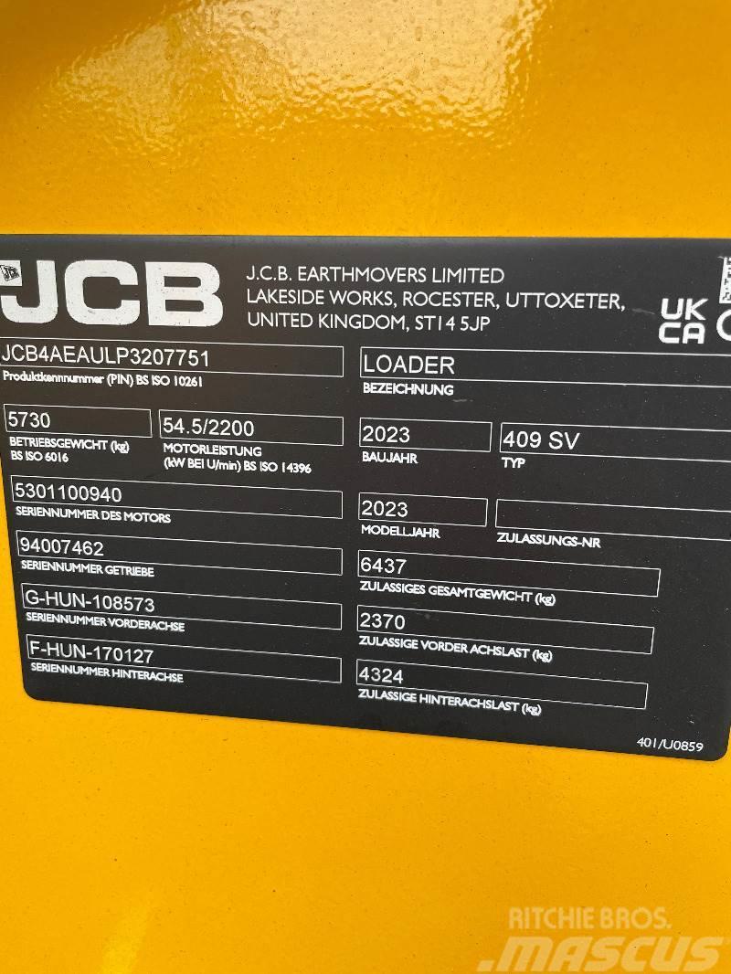 JCB 409 S5 Pás carregadoras de rodas