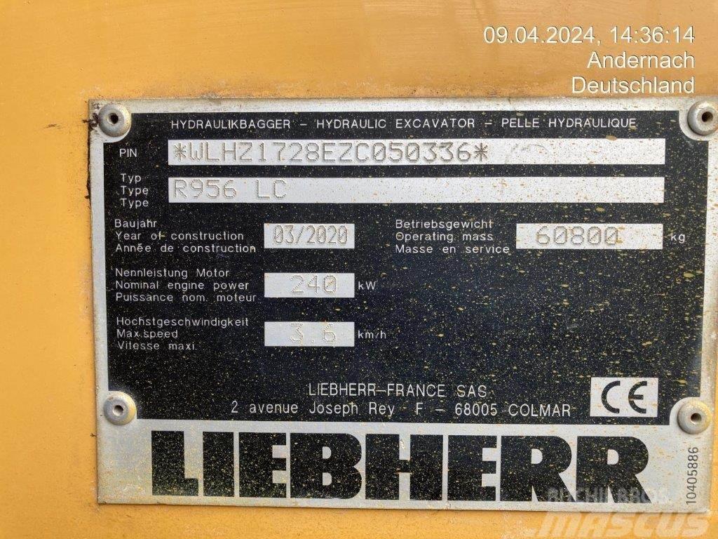 Liebherr R956 LC Escavadoras de rastos