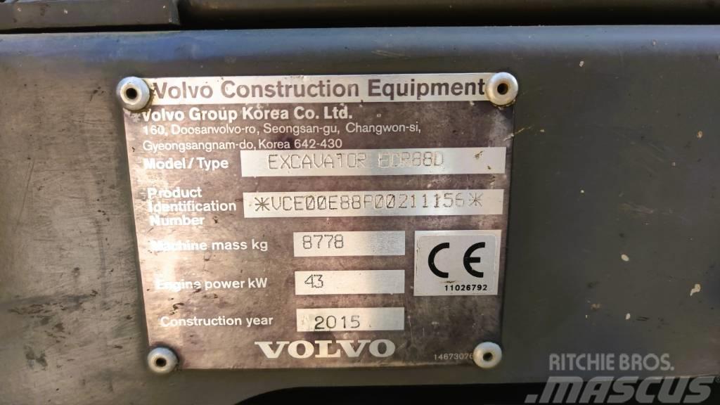 Volvo ECR 88D Escavadoras de rastos