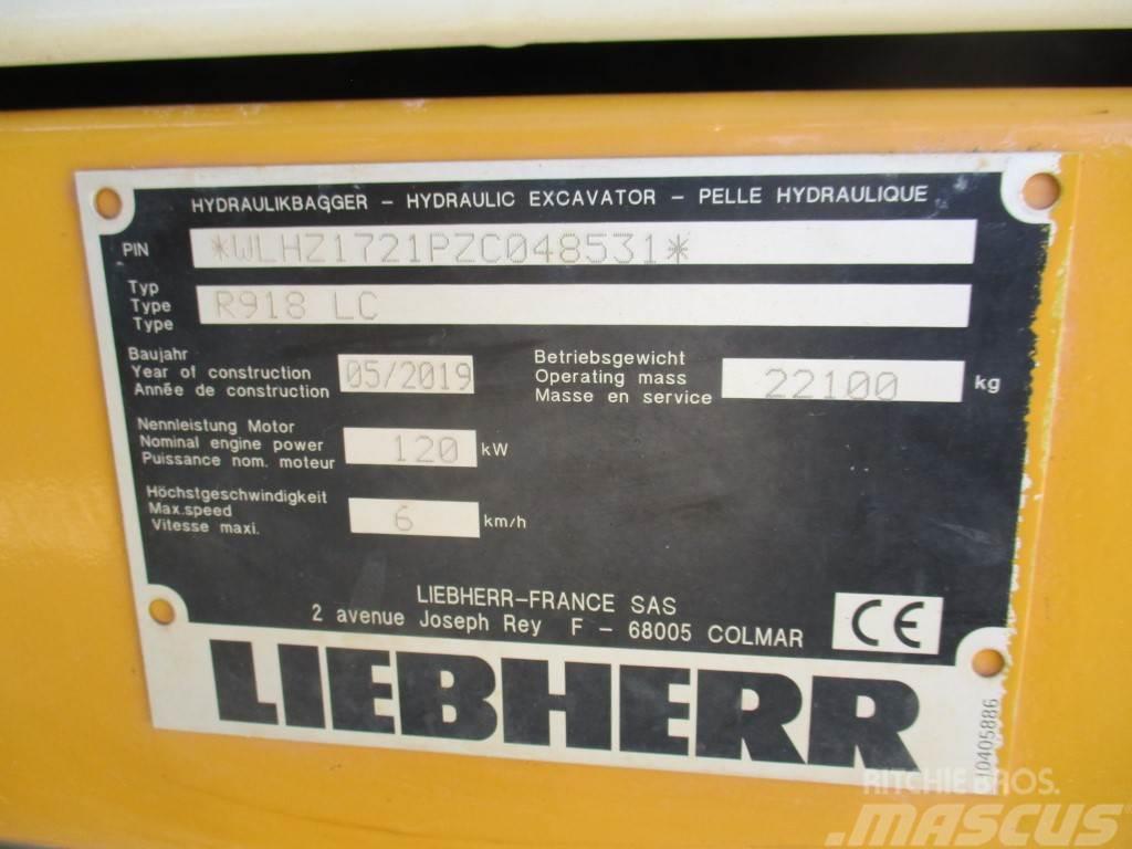 Liebherr R 918 Litronic Escavadoras de rastos