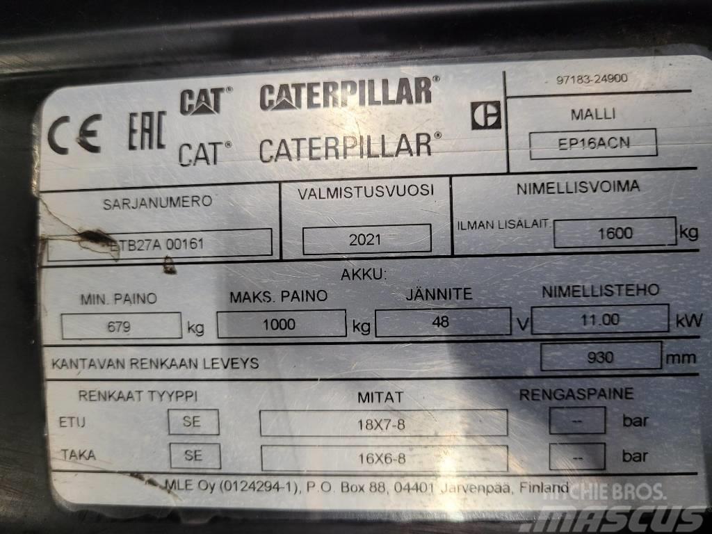 CAT EP16 ACN Empilhadores eléctricos