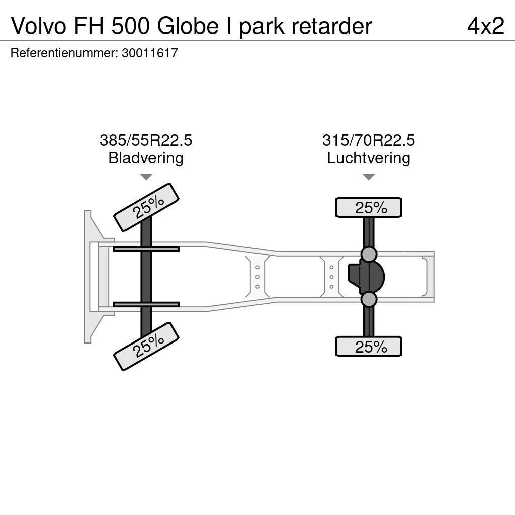 Volvo FH 500 Globe I park retarder Tractores (camiões)