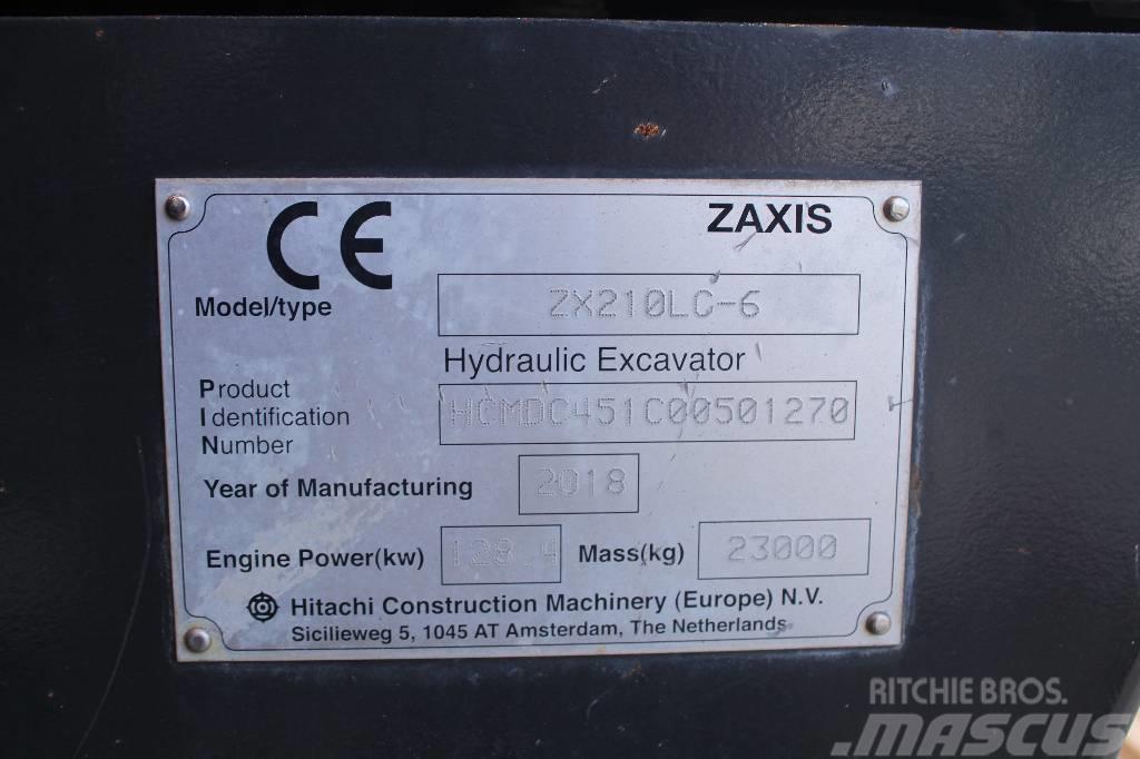 Hitachi ZX 210 LC-6 / Myyty, Sold Escavadoras de rastos