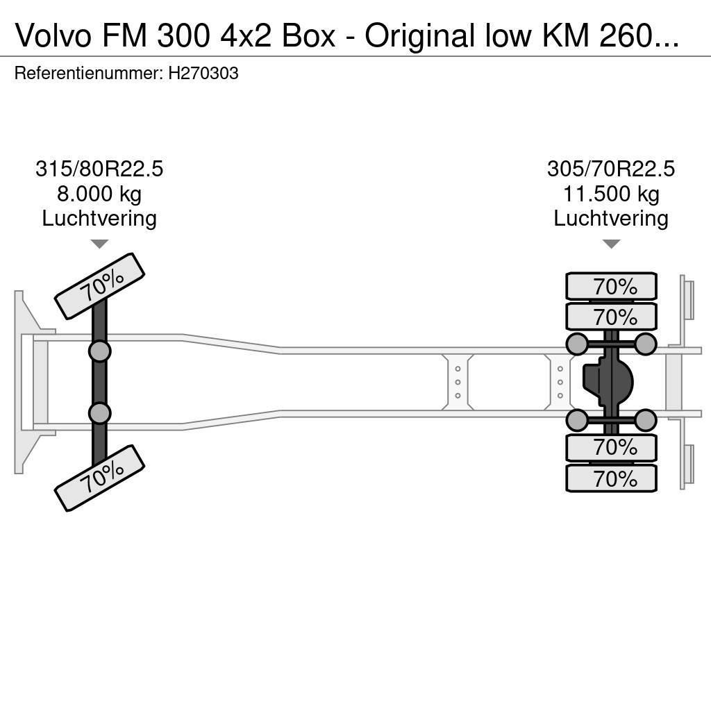 Volvo FM 300 4x2 Box - Original low KM 260Tkm - Loadlift Camiões de caixa fechada
