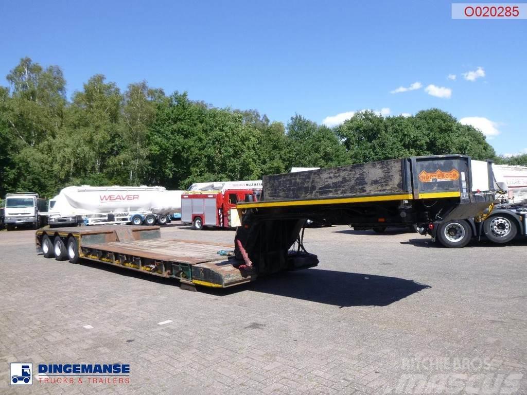 Nooteboom 3-axle lowbed trailer 33 t / extendable 8.5 m Semi Reboques Carga Baixa