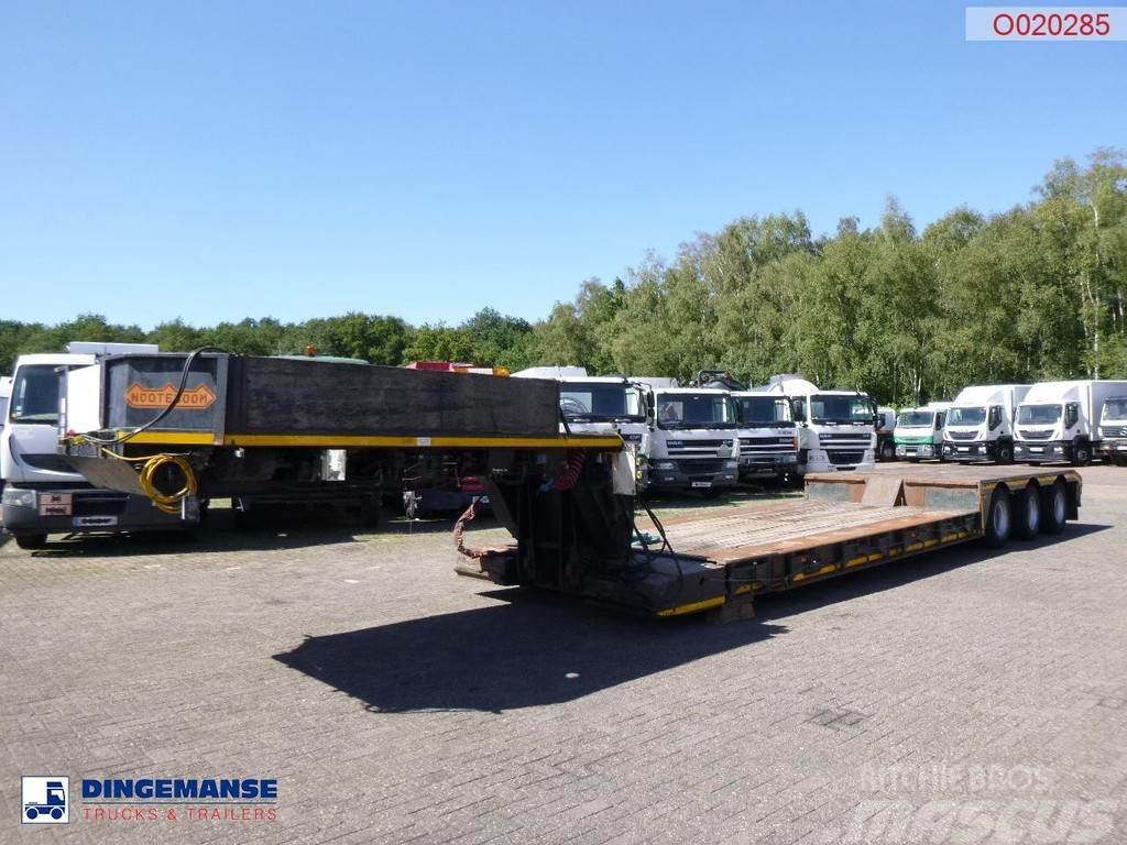Nooteboom 3-axle lowbed trailer 33 t / extendable 8.5 m Semi Reboques Carga Baixa