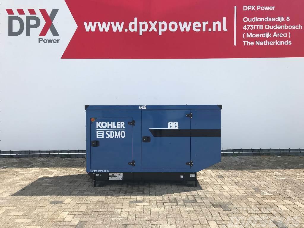 Sdmo J88 - 88 kVA Generator - DPX-17105 Geradores Diesel