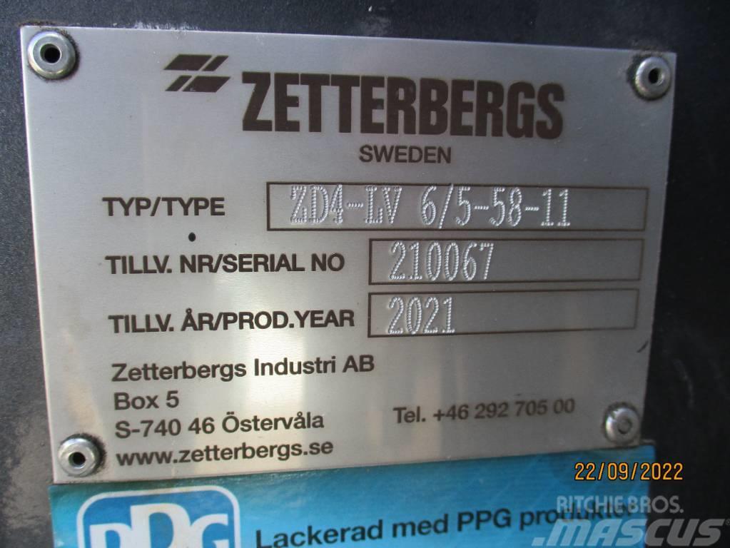  Zetterbergs Dumpersflak  Hardox ZD4-LV 6/5-58-11 Desmontáveis