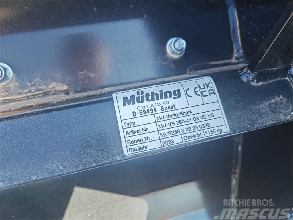 Müthing MU-VS 280 VarioShark 2.0 Gadanheiras e cortadores de folhas para pastos