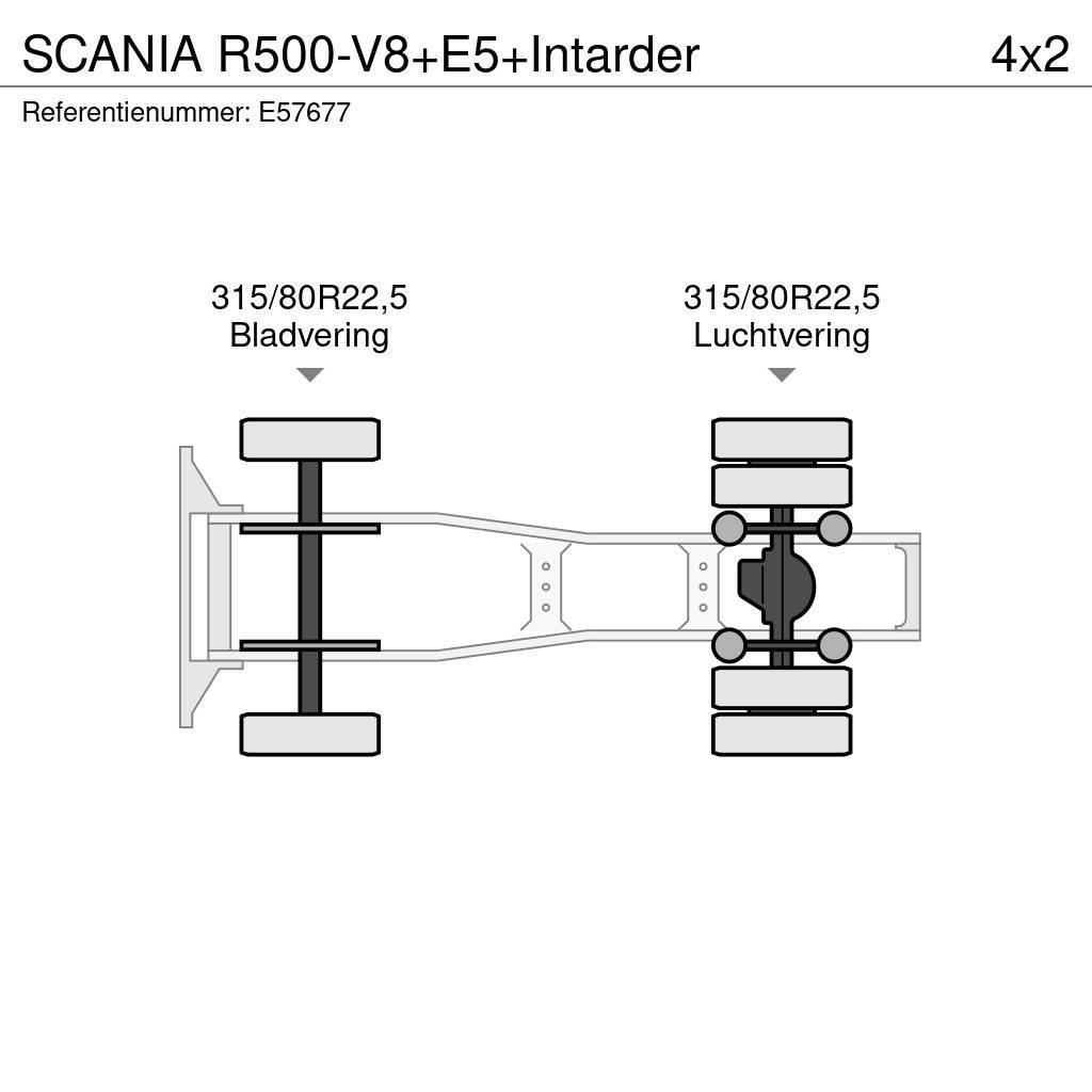 Scania R500-V8+E5+Intarder Tractores (camiões)
