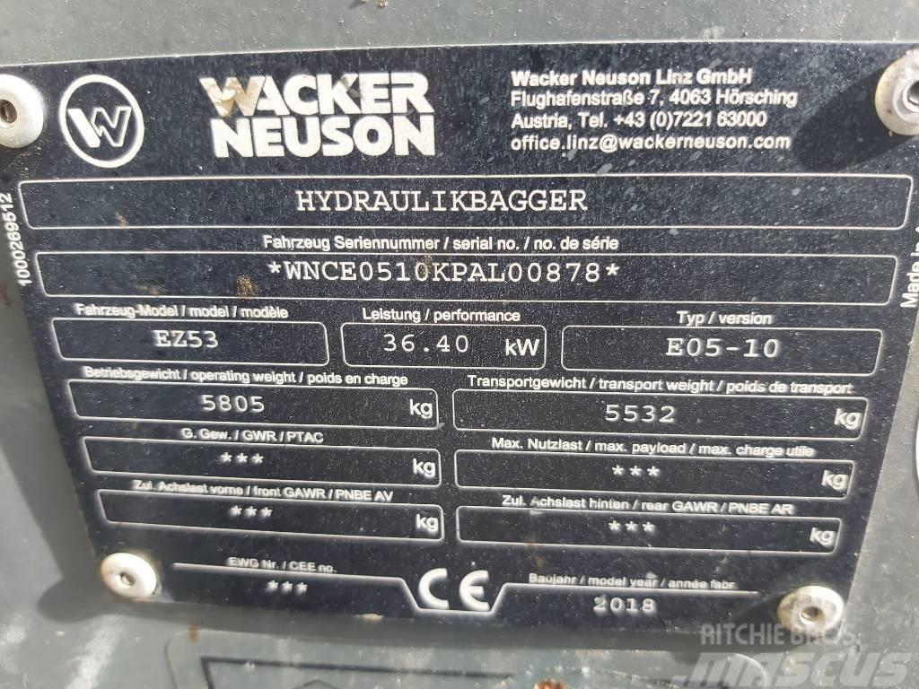 Wacker Neuson EZ 53 Escavadoras de rastos
