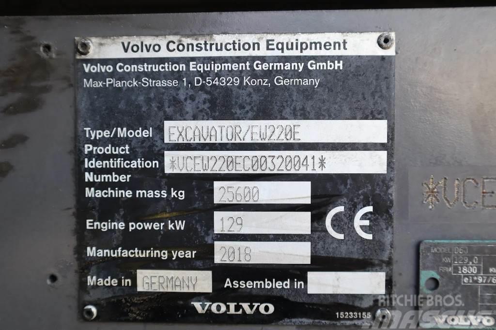 Volvo EW 220 E | TILTROTATOR | BUCKET | 2-PIECE | BSS Escavadoras de rodas