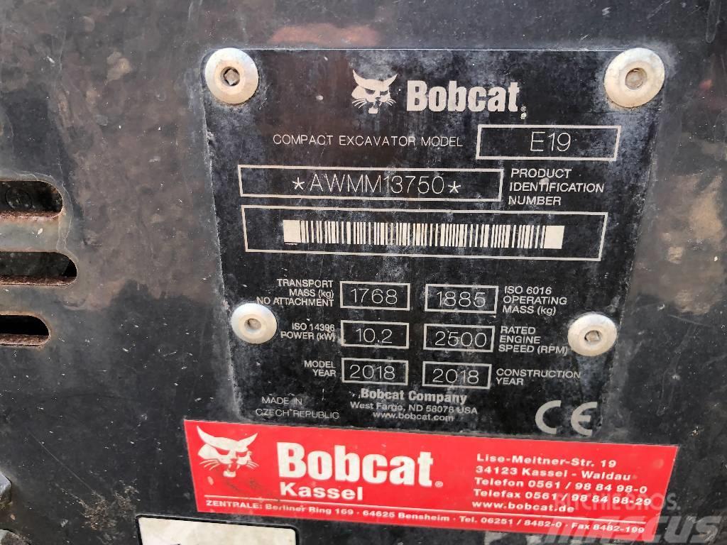 Bobcat E 19 Mini Escavadoras <7t