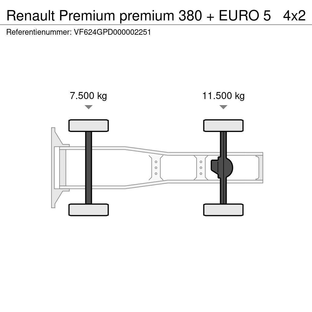 Renault Premium premium 380 + EURO 5 Tractores (camiões)